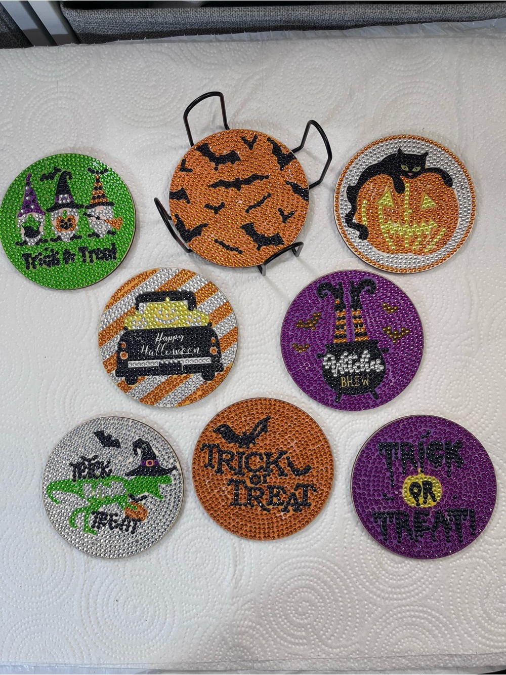 Halloween themed coasters